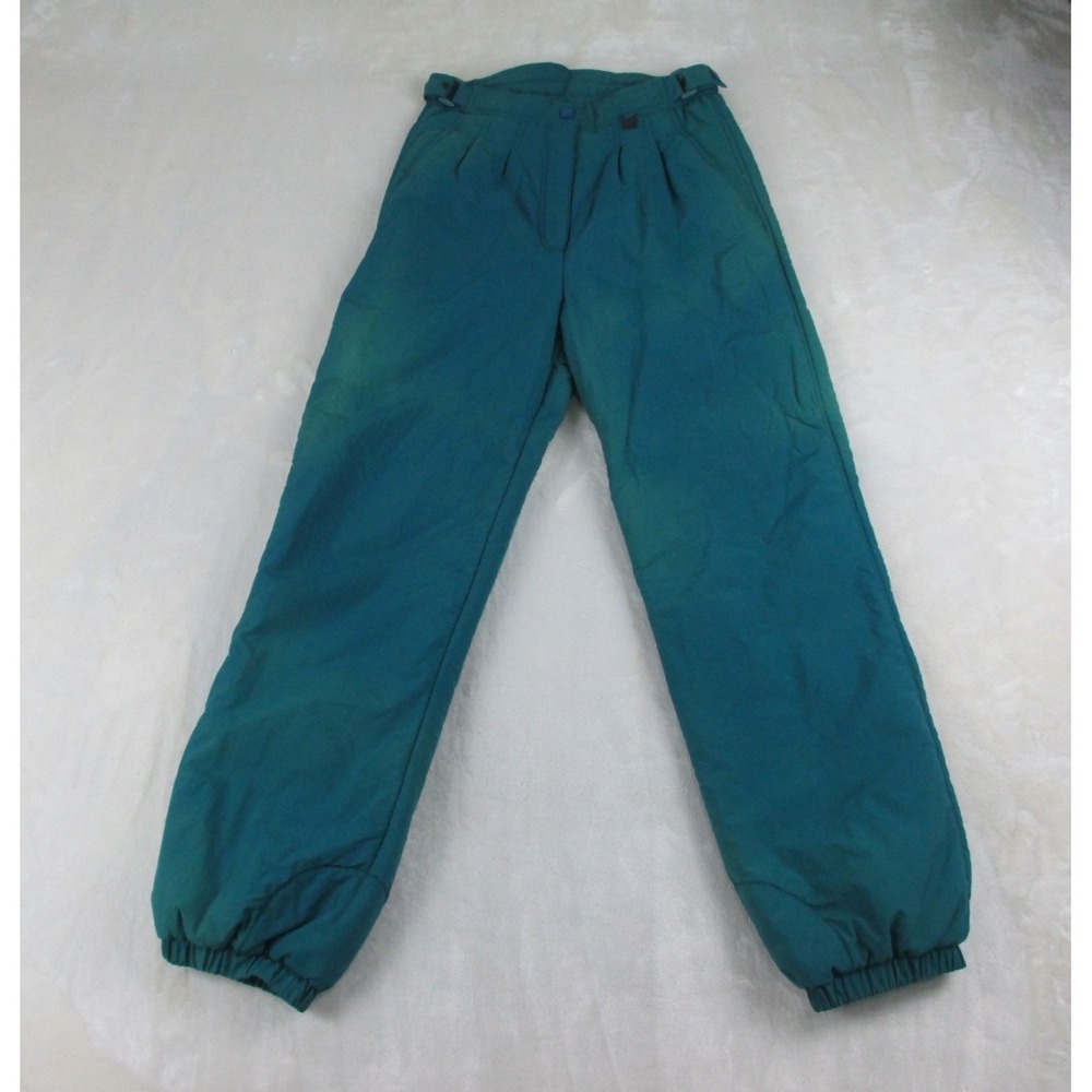 Europa Helly Hansen Snow Pants Womens 12 Green‎ Skiing Snowboard 30x31*